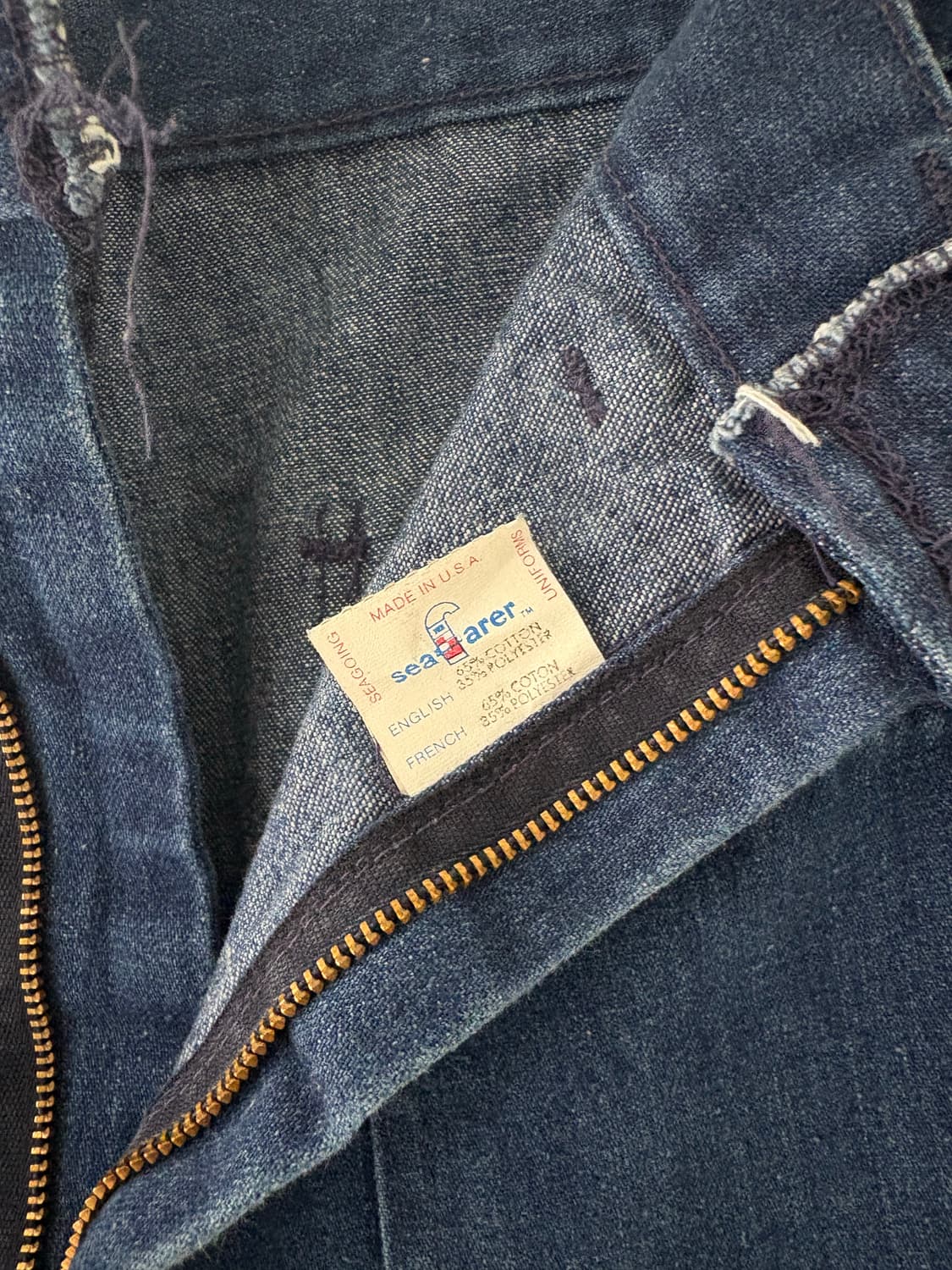 70‘s Vintage US Navy Sailor Denim Pants 상품이미지4