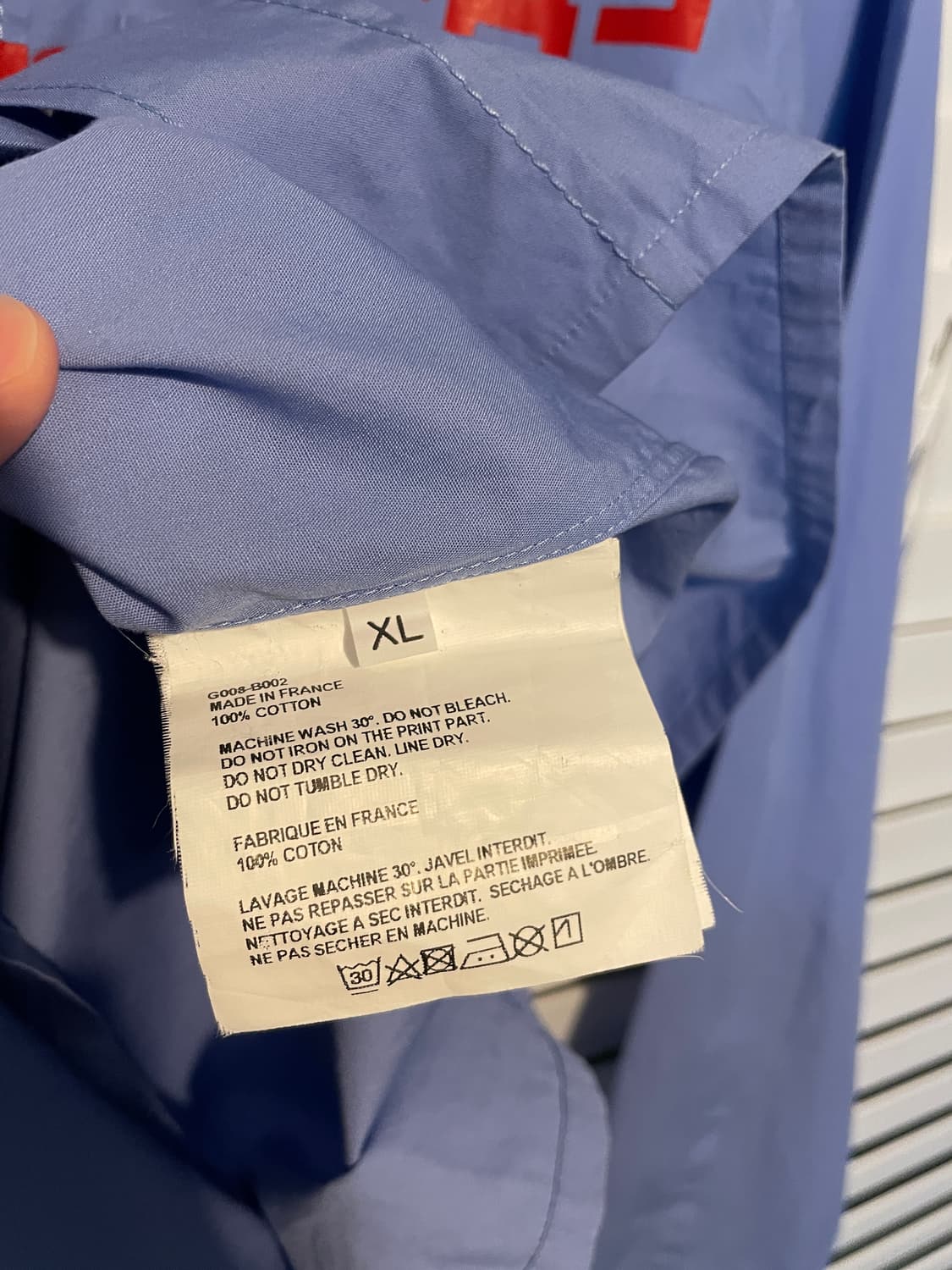 고샤 루브친스키 레터링 셔츠 상품이미지7