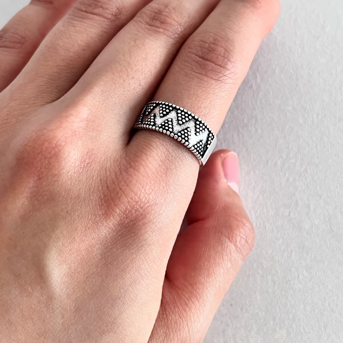 보헤미안 청키 반지 상품이미지5