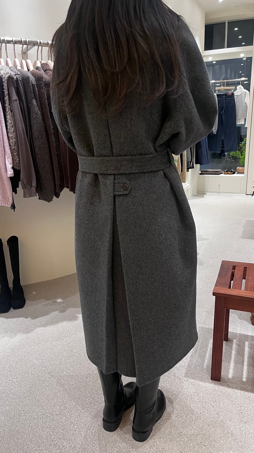 [새상품] 울캐시 핸드메이드 발마칸 코트 상품이미지2