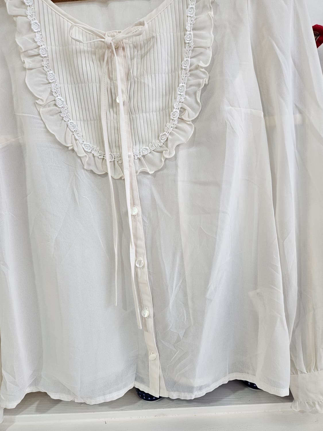 레스트로즈 LEST ROSE 쉬폰 블라우스 상품이미지4