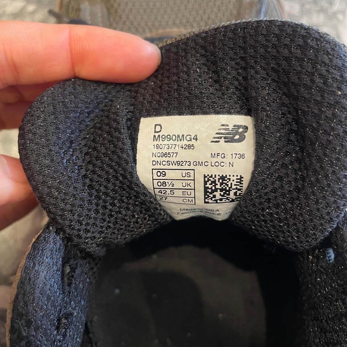 New Balance 990v4 Military Green (270) 상품이미지4