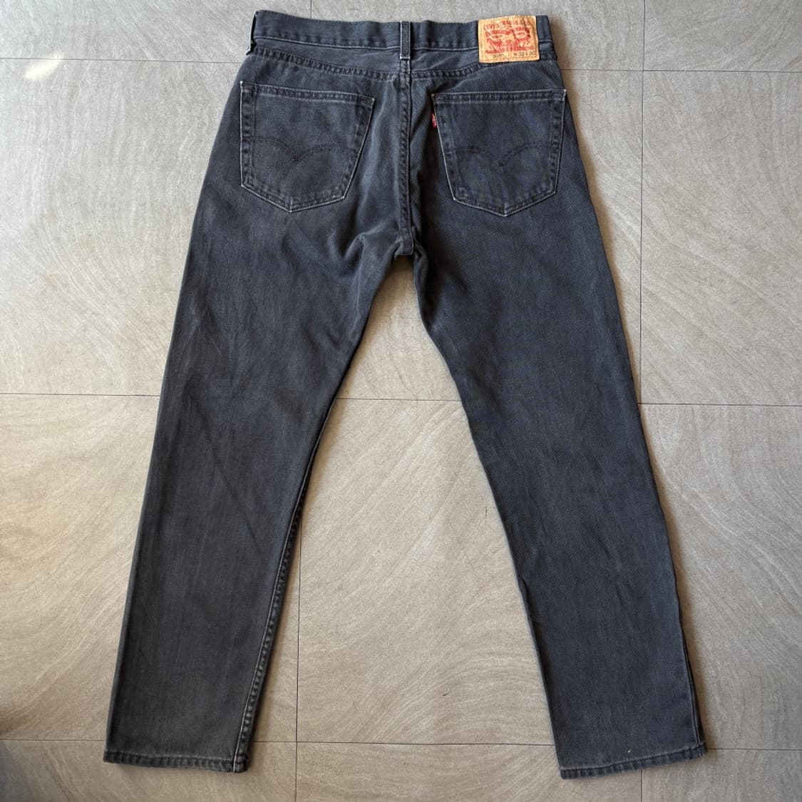 리바이스 정품 505 데님 블랙 팬츠 바지 상품이미지6
