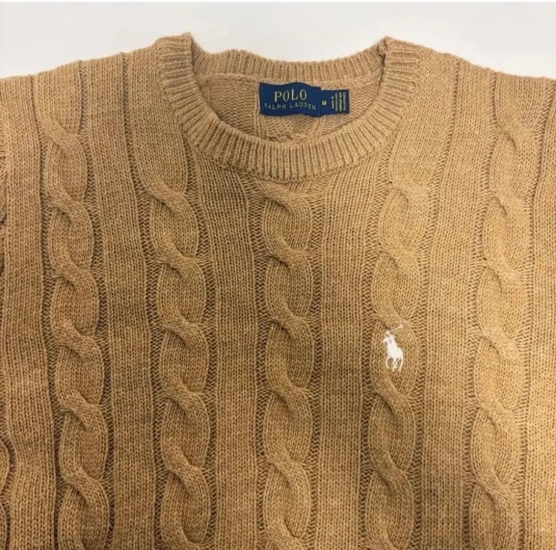 폴로 꽈배기 니트 상품이미지1