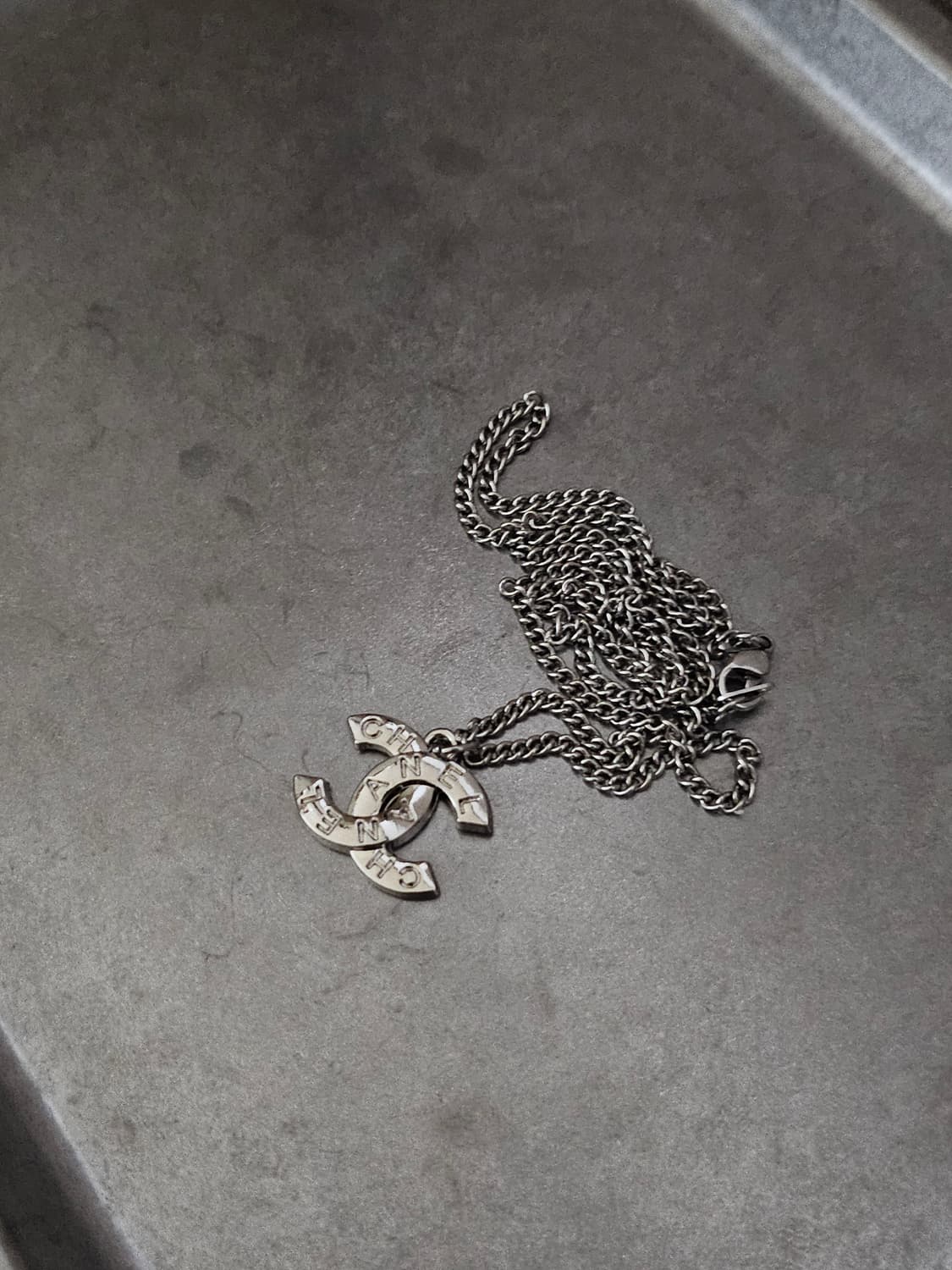 72 샤넬 빈티지 정품 목걸이 업사이클링 써지컬체인 상품이미지2