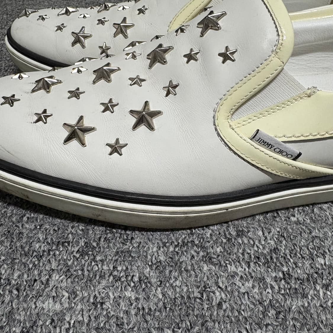 지미추 스타 스터드 레더 슬립온 스니커즈 44 280-290 상품이미지7