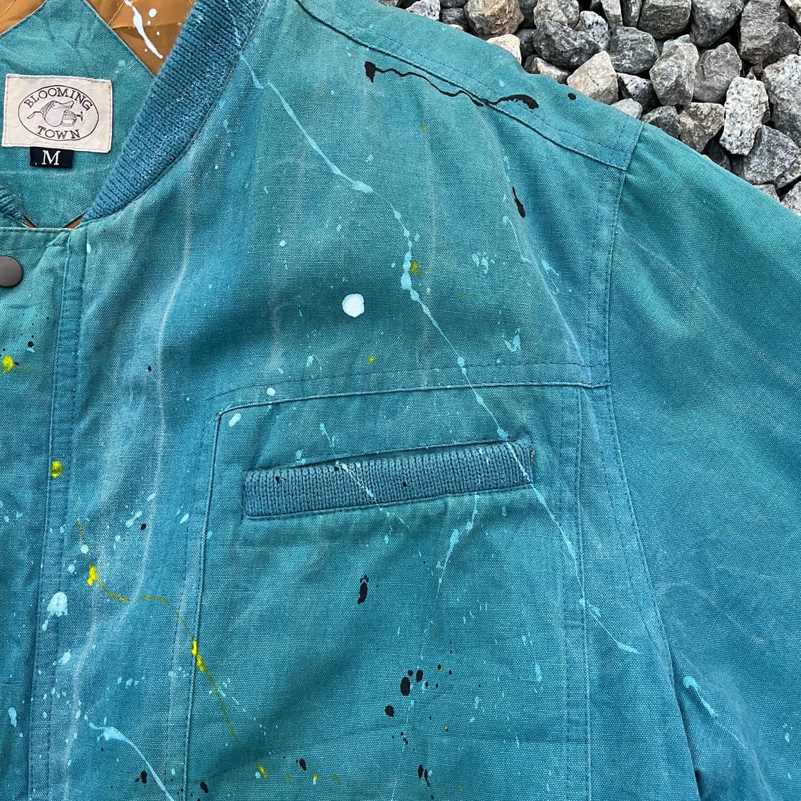 90s Blooming Town 커스텀 페인팅 워크웨어(실측확인) 상품이미지8