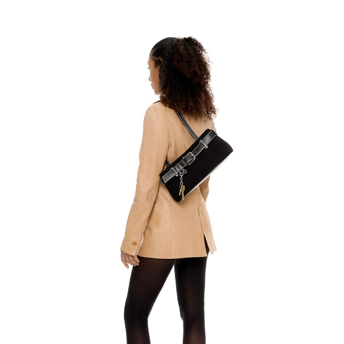 OSOI 오소이 숄더 버클 미니 캔버스백 가방 블랙 상품이미지8