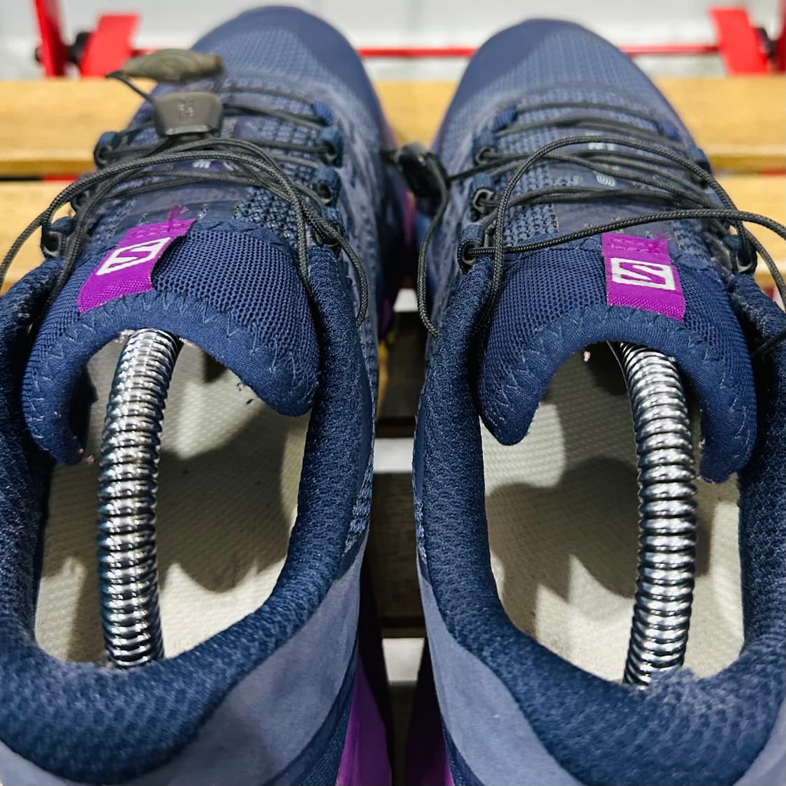 250) 살로몬 운동화 남녀공용 런닝화 센스라이드 퍼플 네이비 상품이미지5