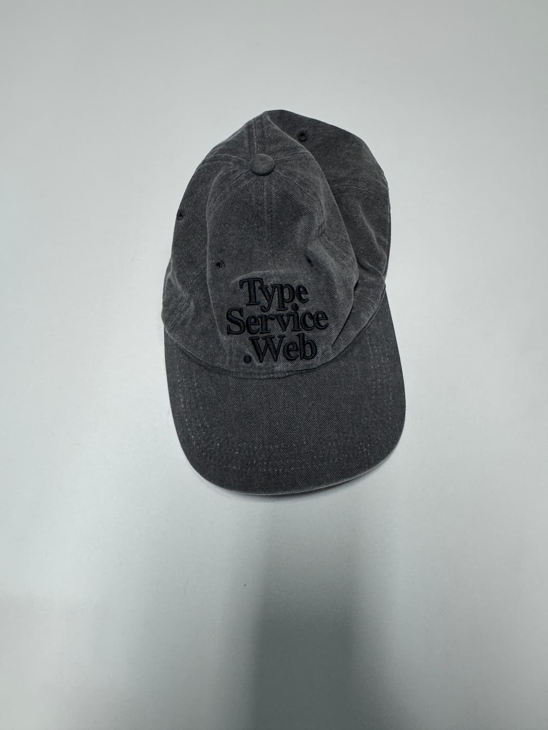 타입서비스 웹 빈티지 그레이 워싱 볼캡 상품이미지1