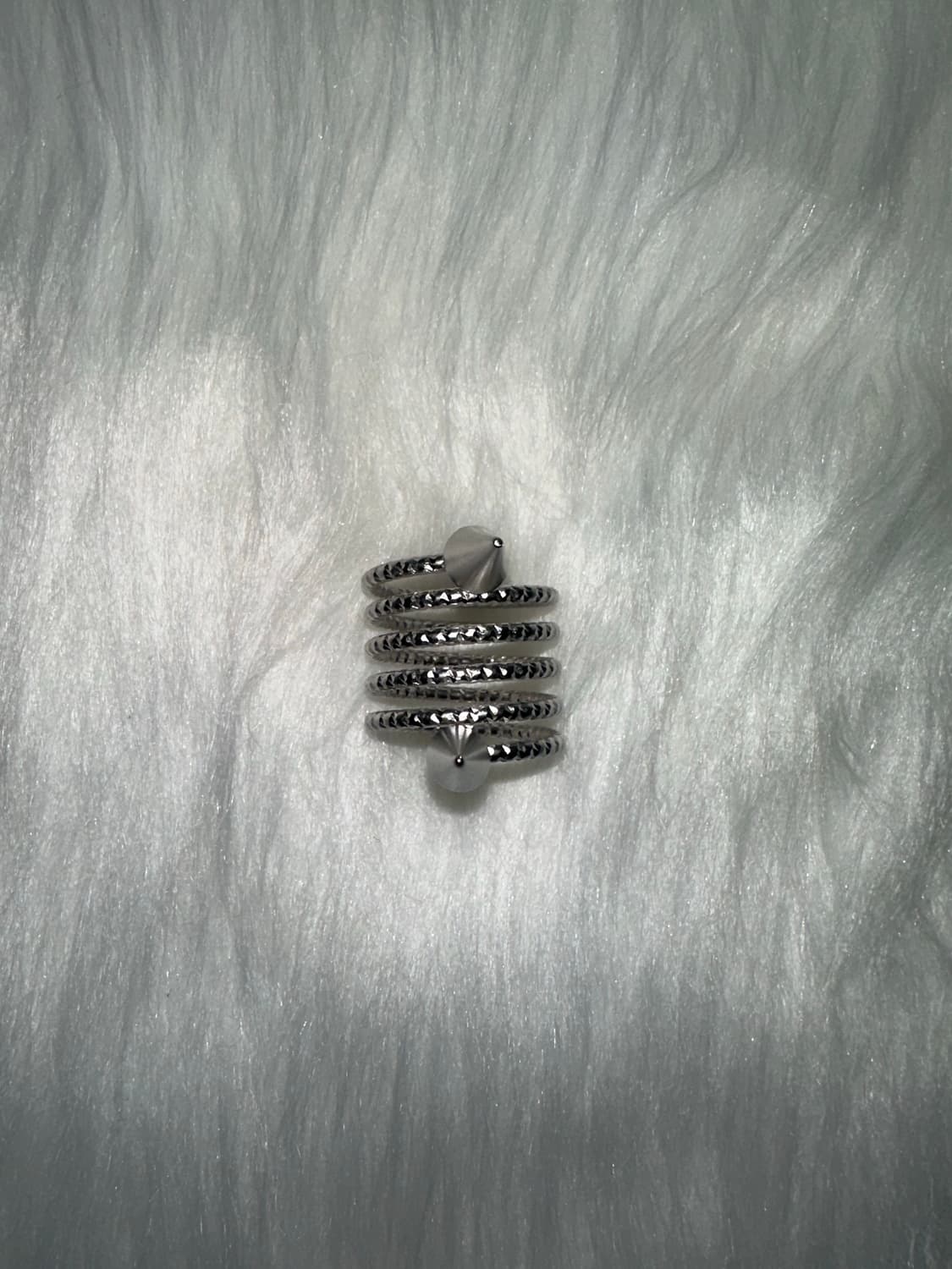 고스펑크 징 스프링 반지 상품이미지2