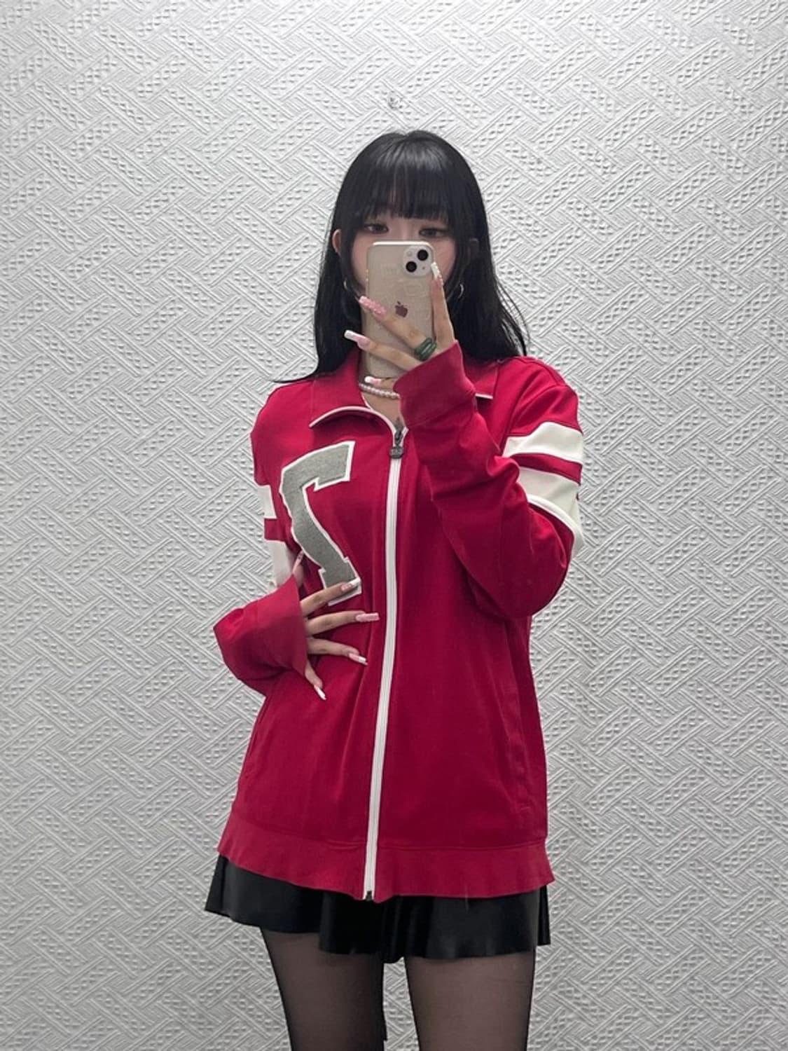 엠포리오 아르마니 레트로 스트릿 펑크 레이싱 집업 L C12538 상품이미지2