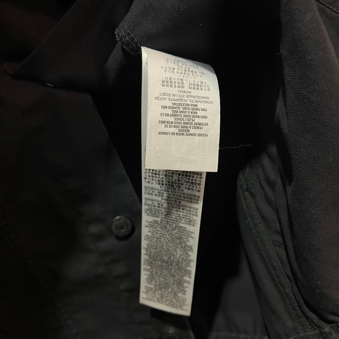 리바이스 블랙 포켓 데님 자켓 상품이미지5