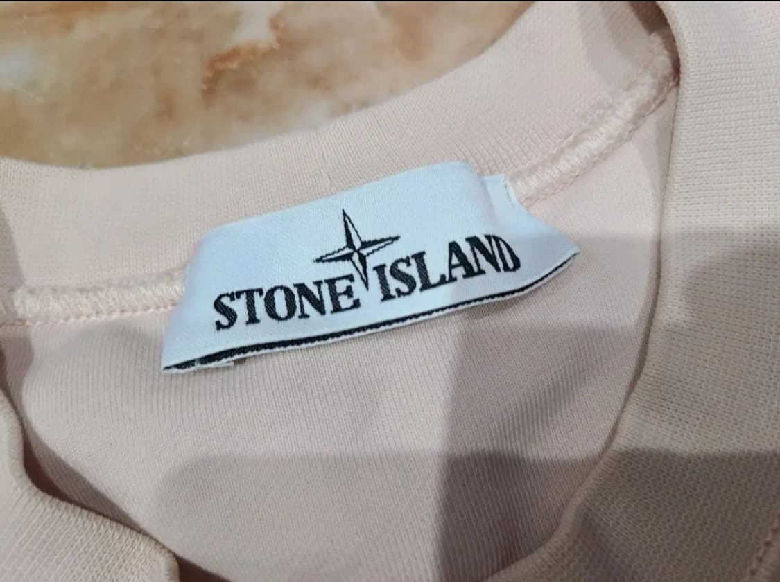 스톤아일랜드 맨투맨 연한핑크 상품이미지3