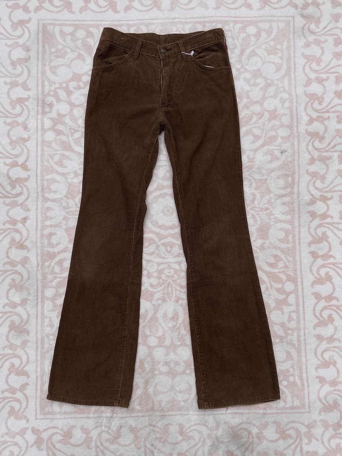 랭글러 브라운 코듀로이 웨스턴 부츠컷 상품이미지2