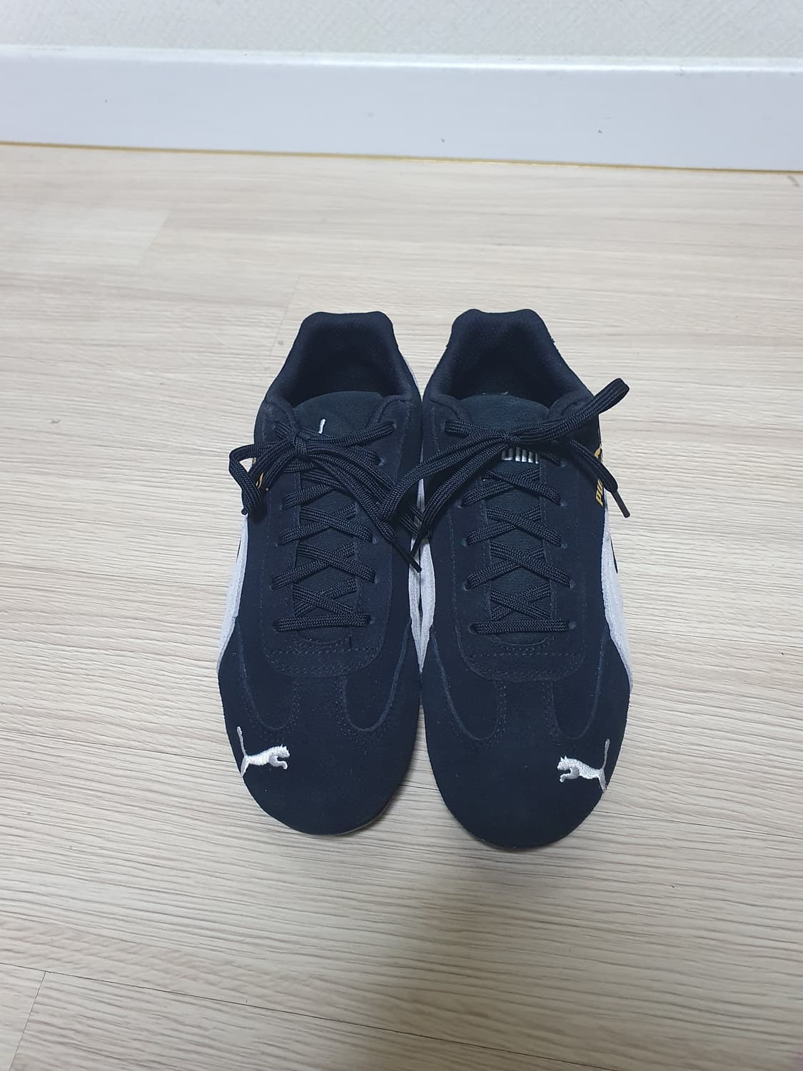 푸마 스피드캣 블랙 스웨이드 스니커즈 255 상품이미지3