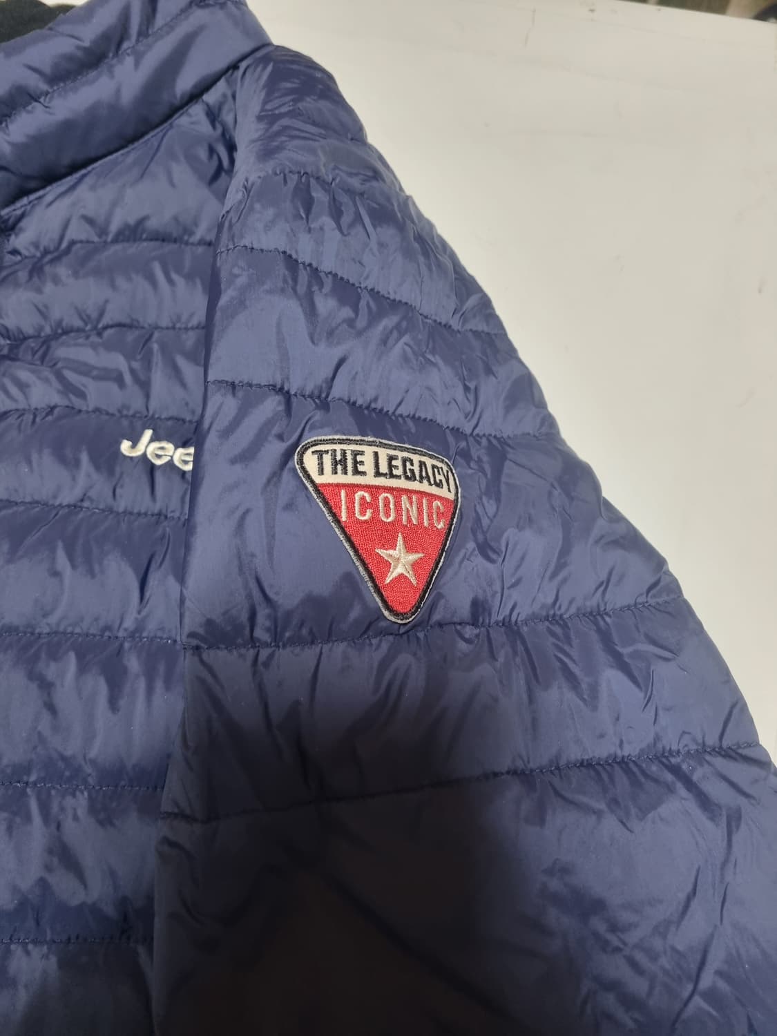 Jeep 지프 네이비 경량 덕다운 패딩 점퍼 105 상품이미지3