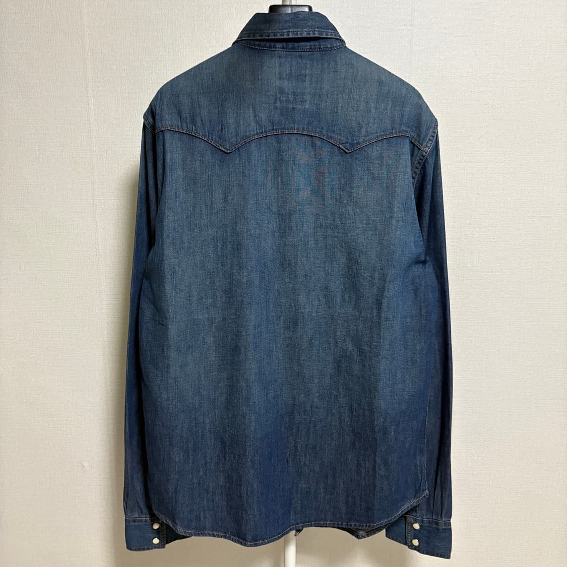 리바이스 웨스턴 데님 셔츠 / 중청, M 상품이미지8