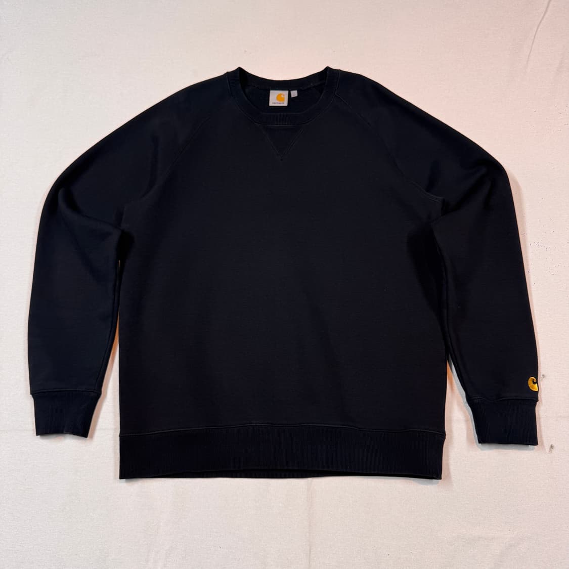 L) 칼하트 블랙 체이스 맨투맨 티셔츠 상품이미지1