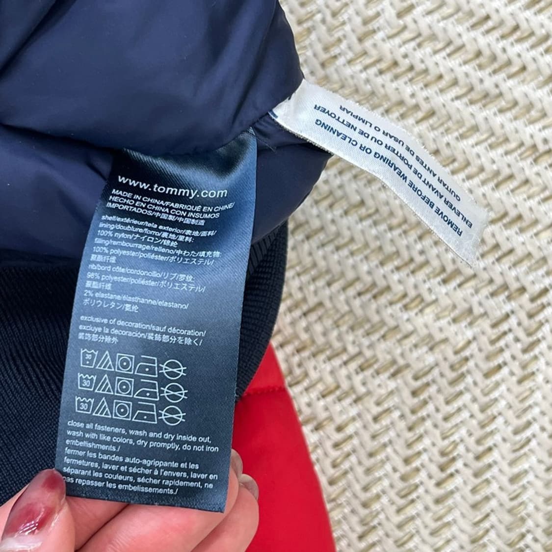 타미힐피거 바시티 패디드 자켓 r2700 상품이미지7