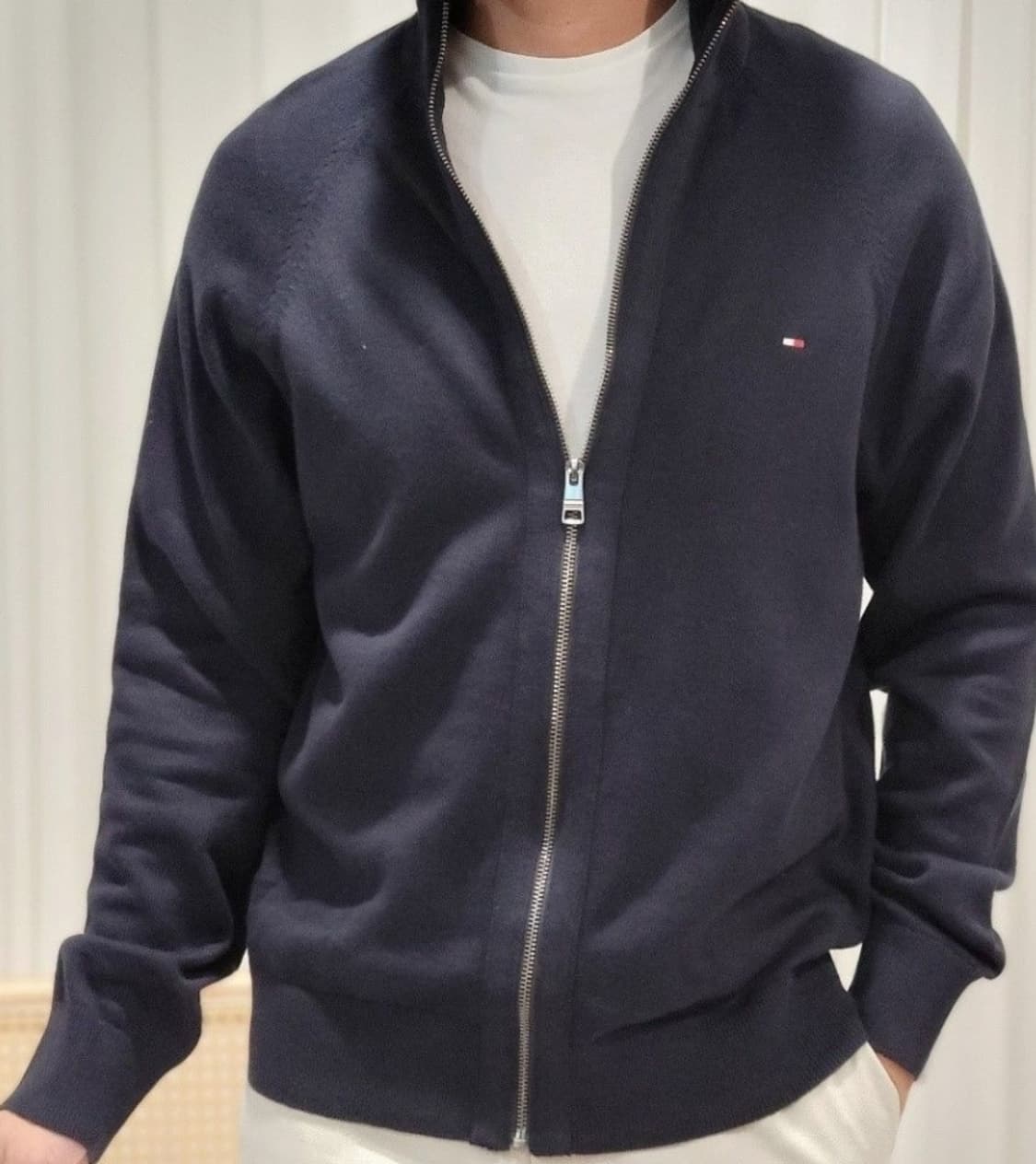 타미힐피거 남자 니트 가디건 집업 자켓 95 100 m 상품이미지4