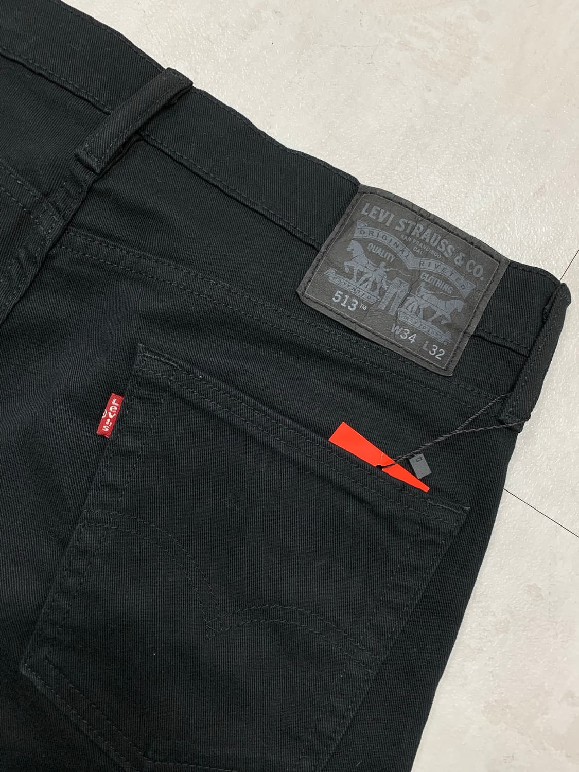 리바이스 513 흑청 데님팬츠 #691 상품이미지8