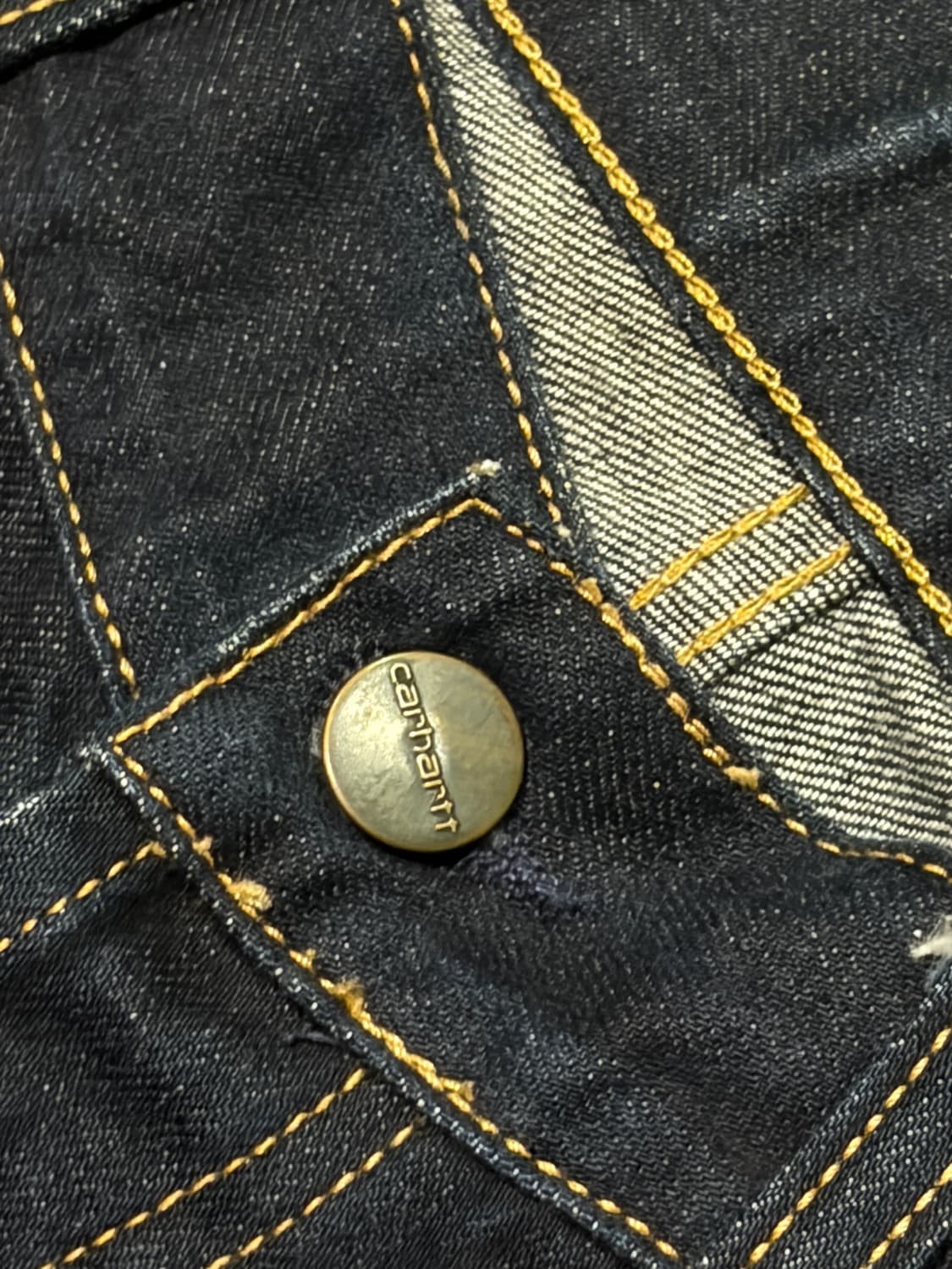 칼하트(Carhartt) 진청 데님 팬츠 상품이미지4