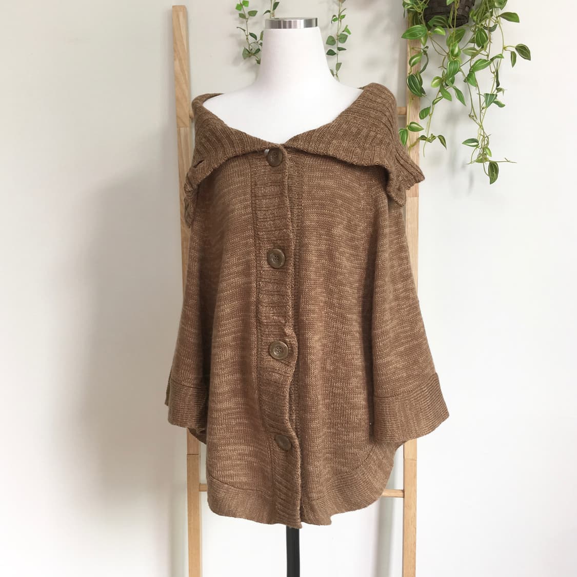 JPN/ 브라운케이프 케이프 모리걸케이프 라떼케이프  상품이미지4