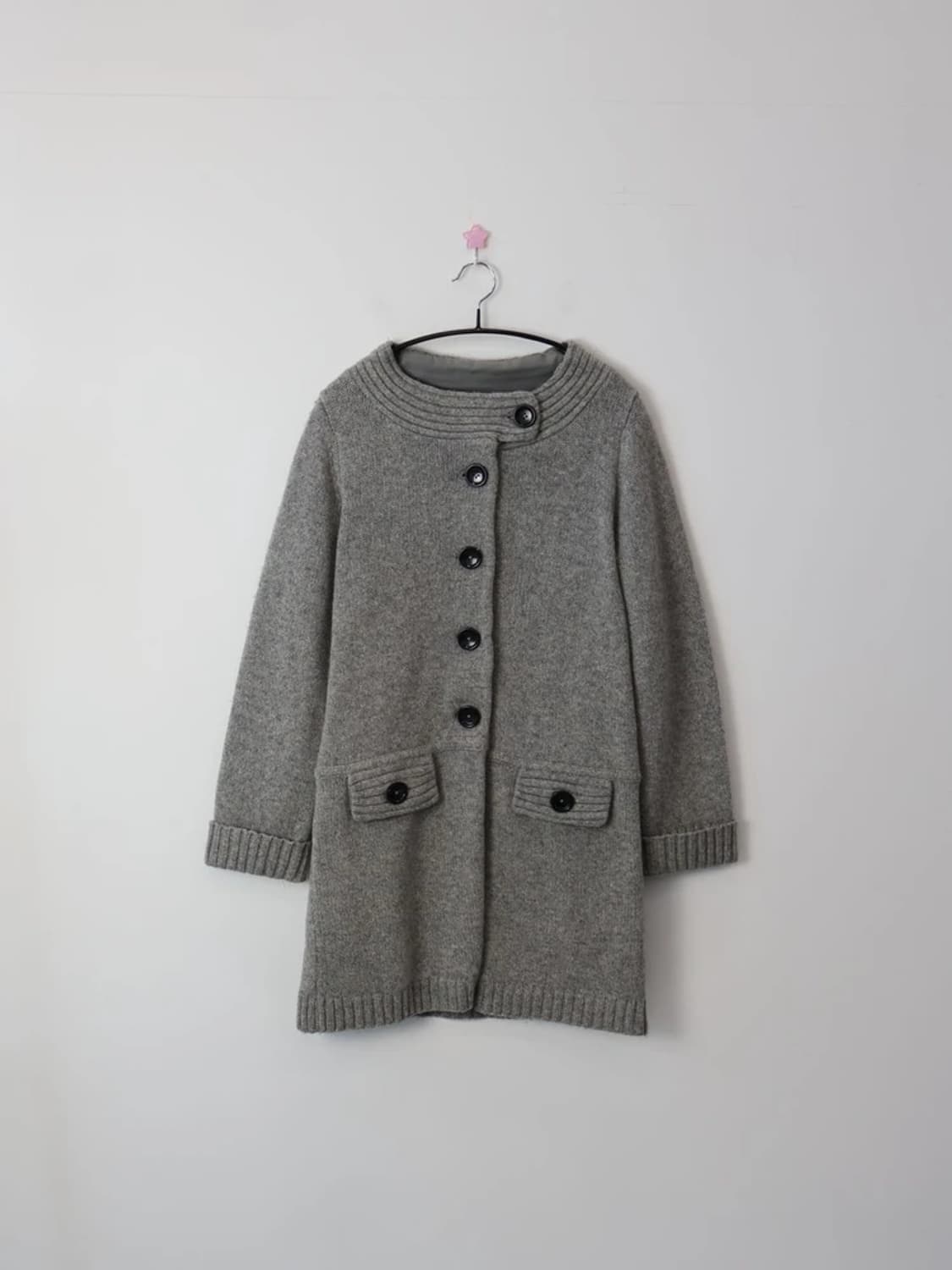 MACPHEE Wool Knit Cardigan Coat 상품이미지3