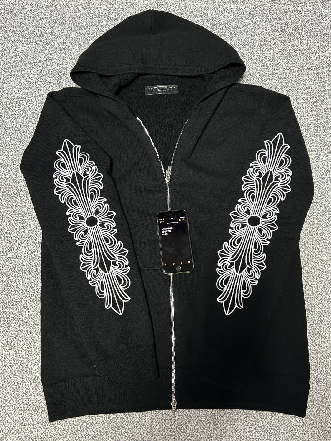 크롬하츠 캐시미어 집업 L사이즈 상품이미지1