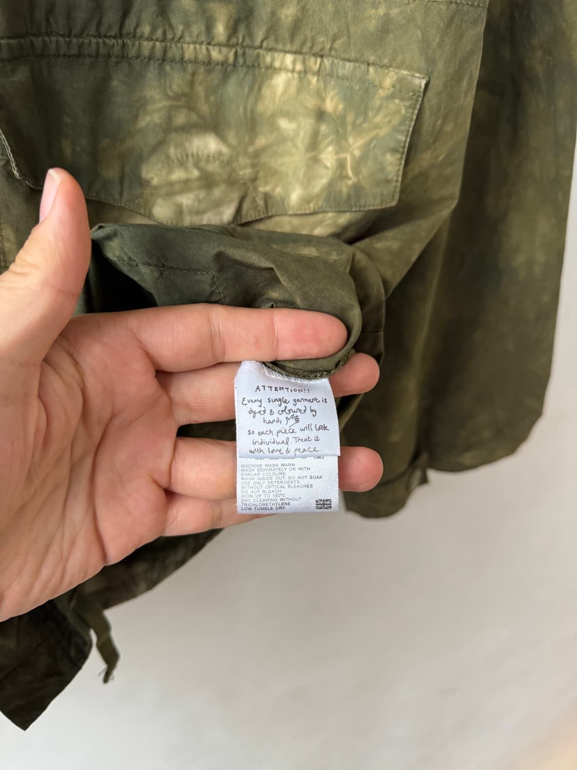 00s Aem’Kei 핸드다이 밀리터리 자켓 상품이미지7