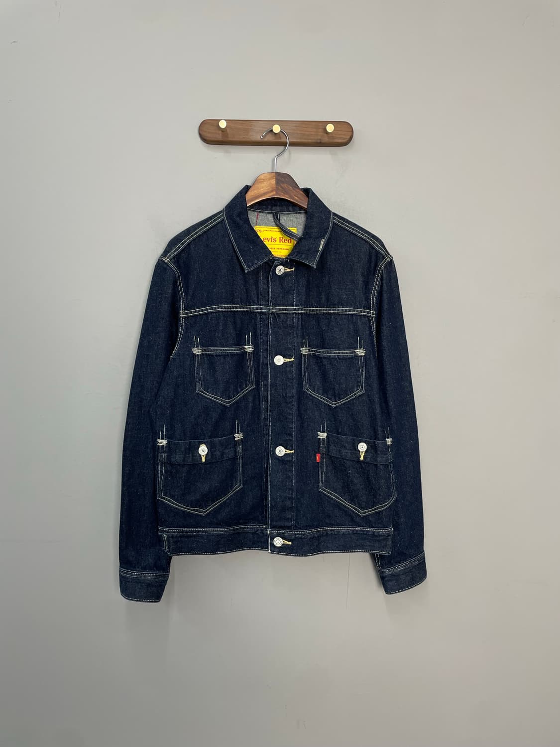 리바이스X마뗑킴 셀비지 데님 트러커 자켓 H2182 상품이미지2