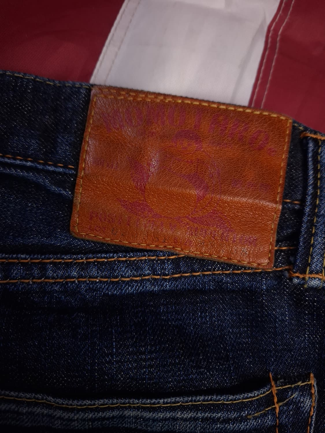 오리지날 모모타로진 버튼플라이 셀비지 데님팬츠 상품이미지5