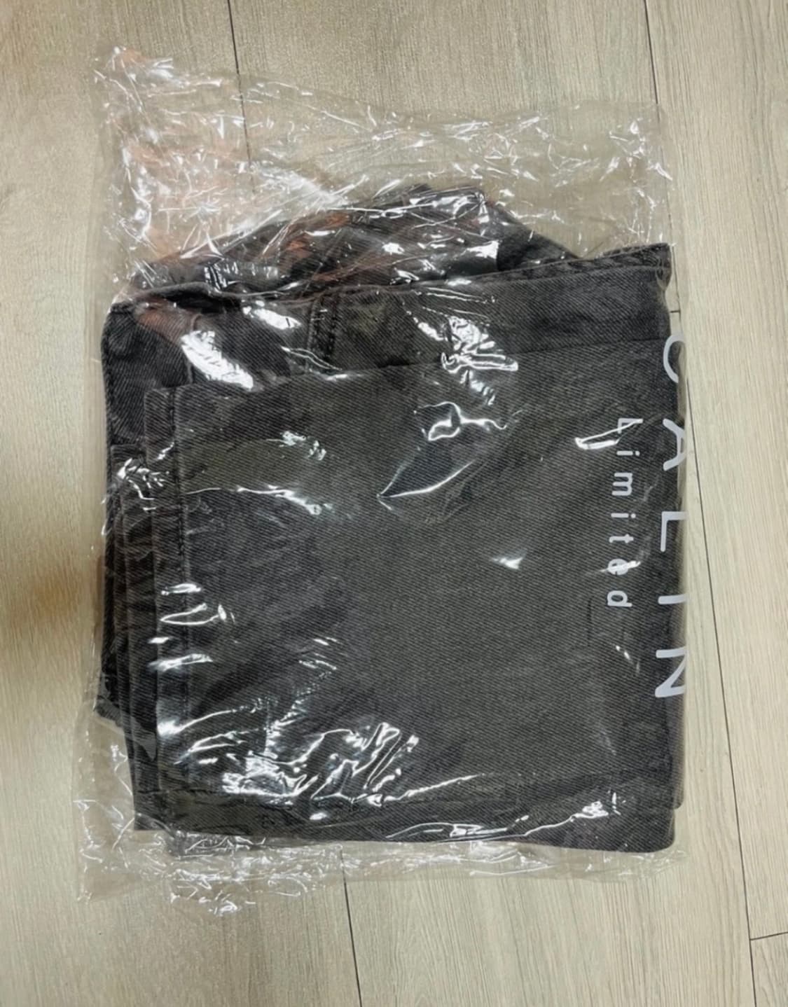 깔량)피그먼트 워싱진 진그레이 55사이즈(새상품) 상품이미지9