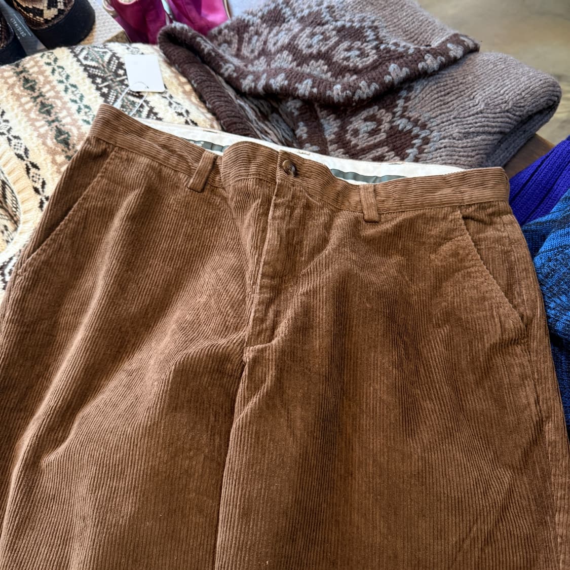 엘엘빈 코듀로이 팬츠 인도생산 상품이미지2