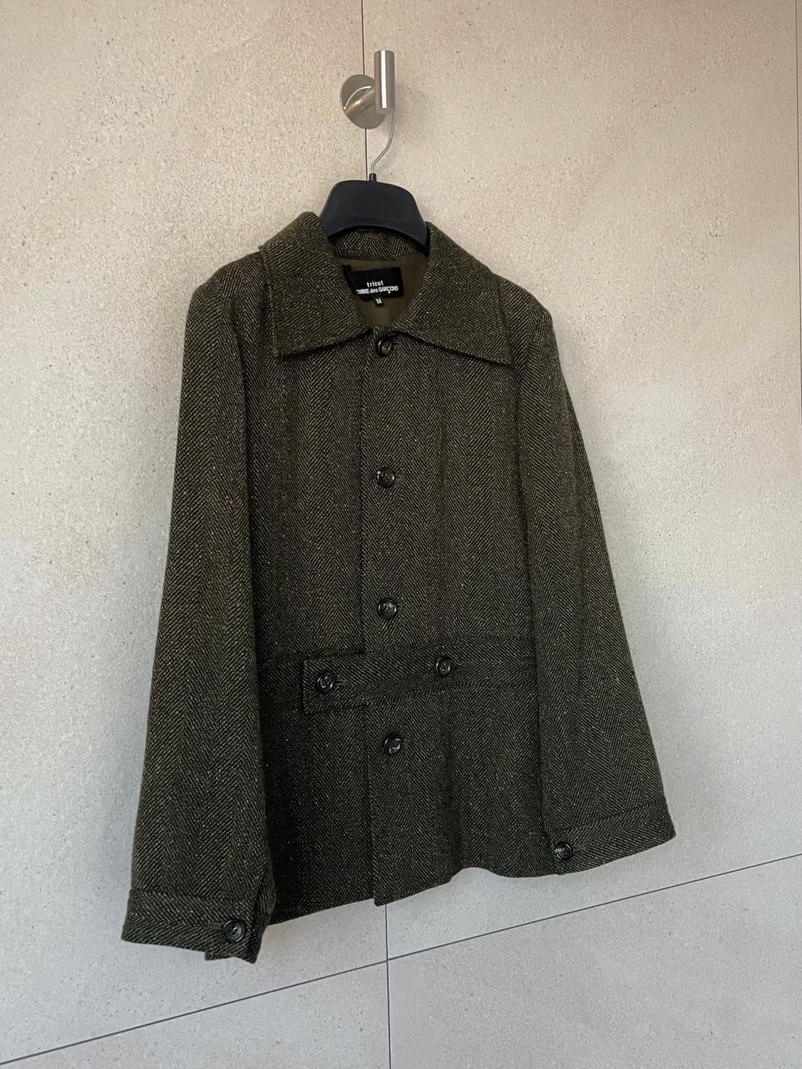 꼼데가르송 트리콧 울 자켓 상품이미지2