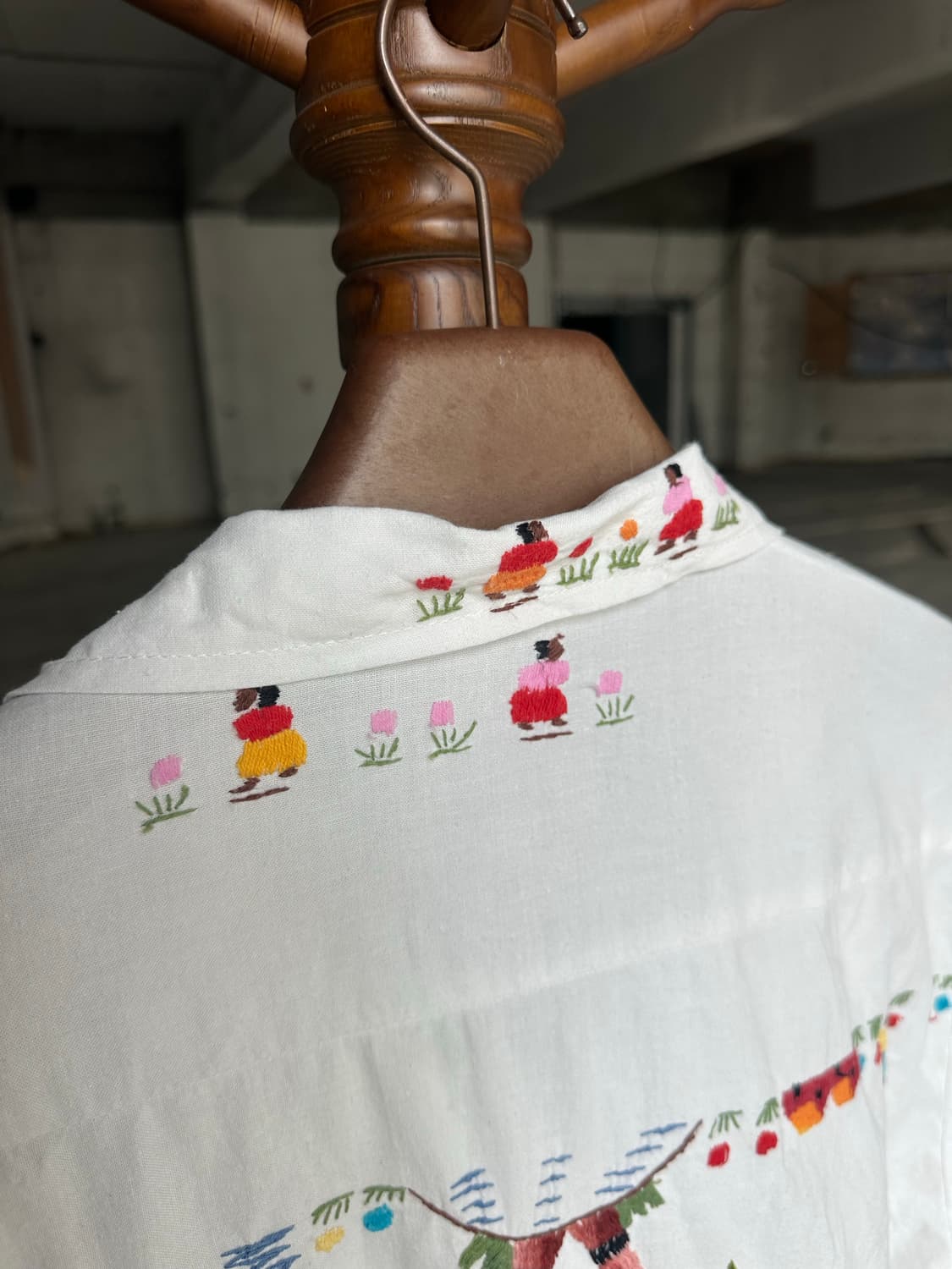 빈티지 패치워크 자수셔츠 히피 보시크 상품이미지8