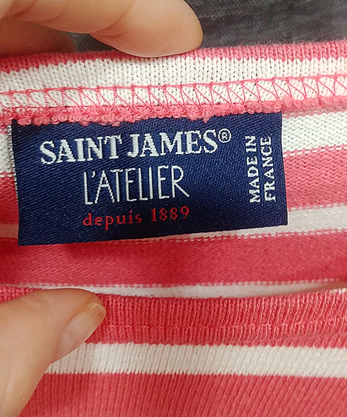 세인트제임스 메르디앙(Meridien) 스트라이프 티/S 상품이미지3