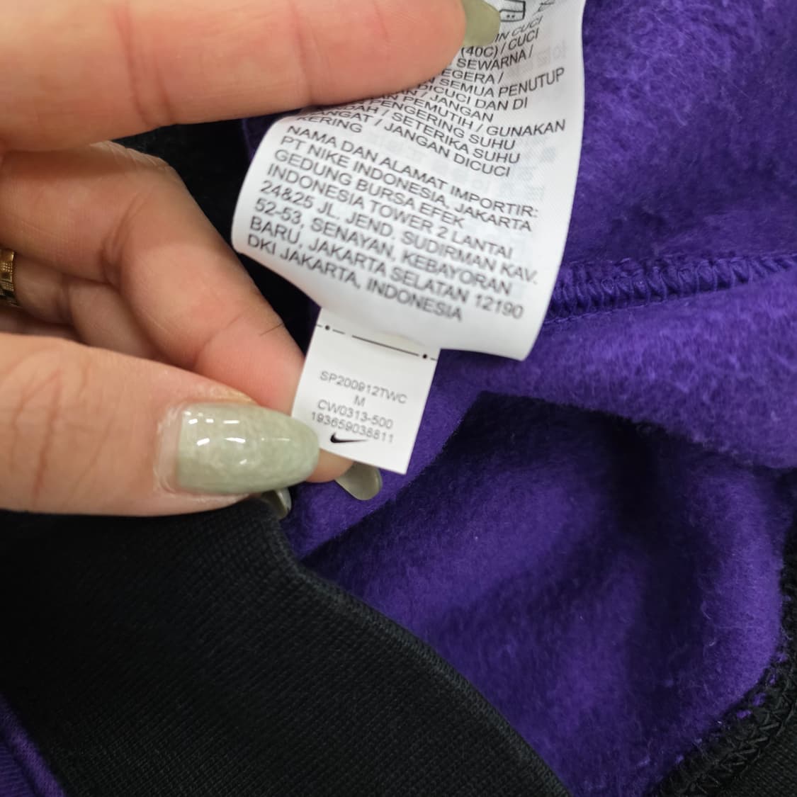 [M] 나이키 배색 반집업 아노락 후드티 0202J 상품이미지7