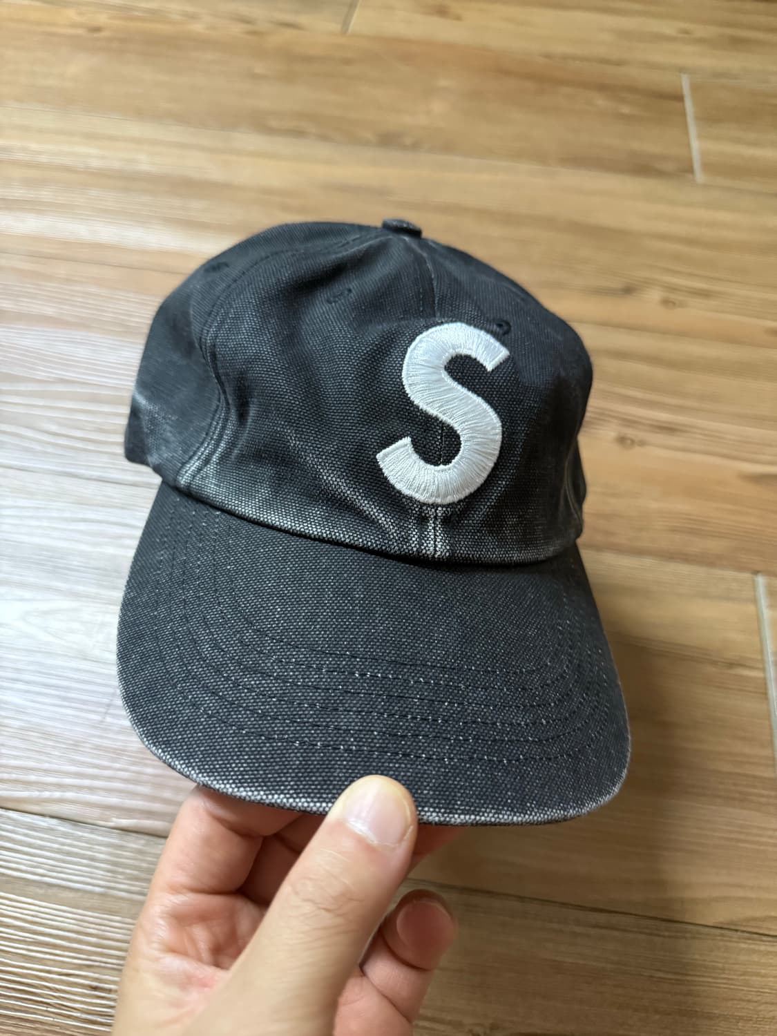 슈프림 피그먼트 S로고 6패널 캡 모자 상품이미지2