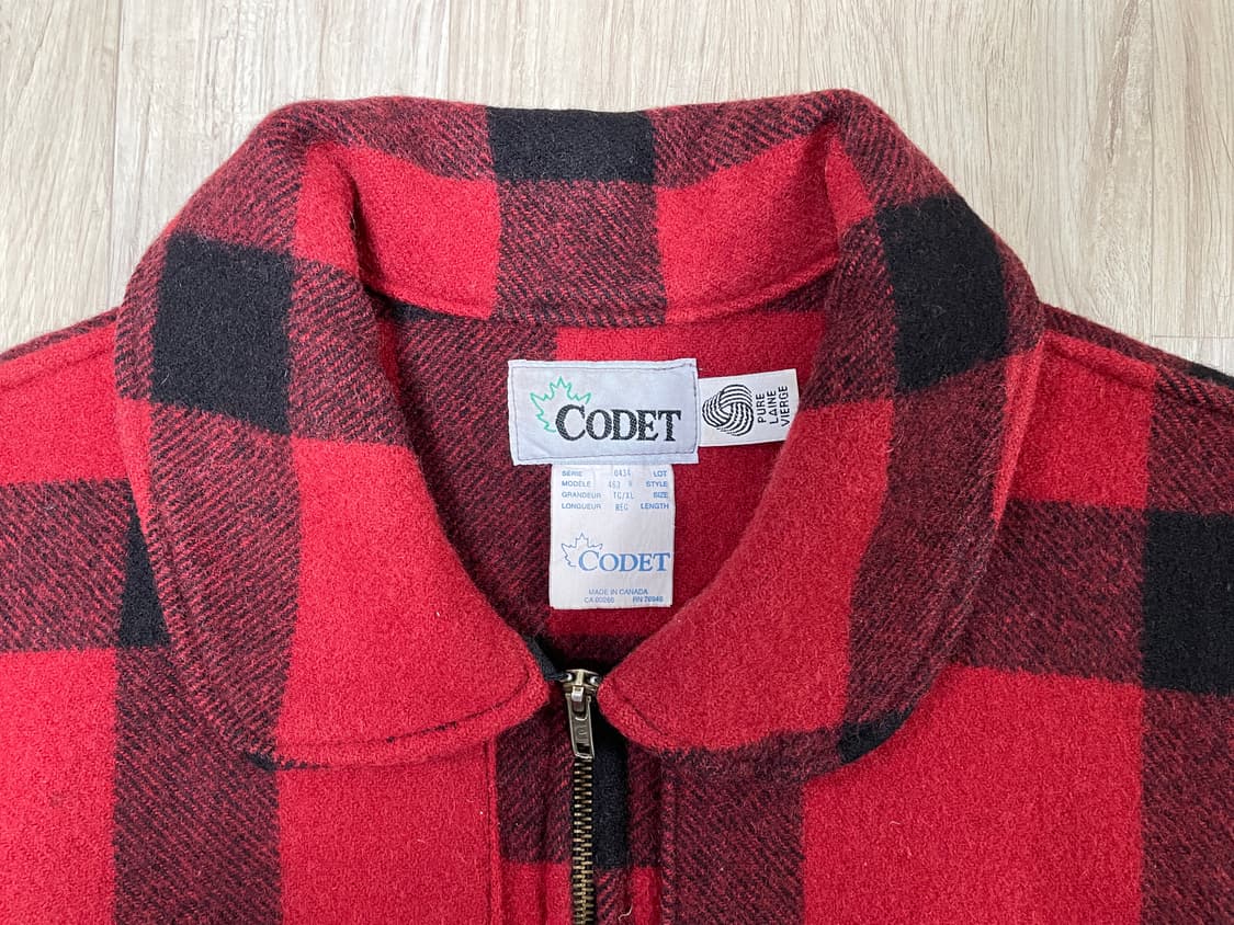 100~105) 70s 코뎃 체크 울 매키노(캐나다제)RRL&LVC&폴로 상품이미지3