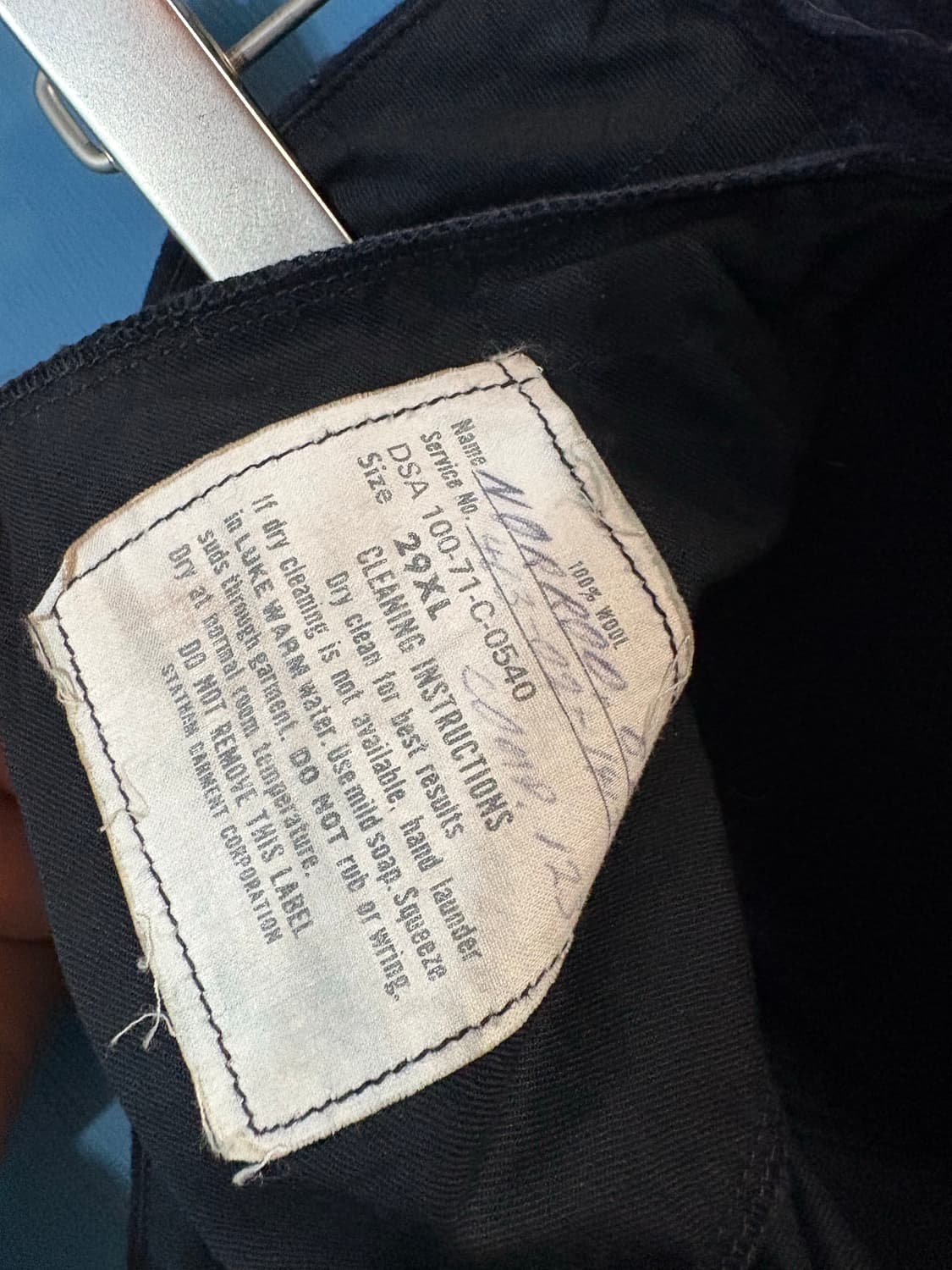 70’s USN Wool Sailor Pant. 상품이미지5