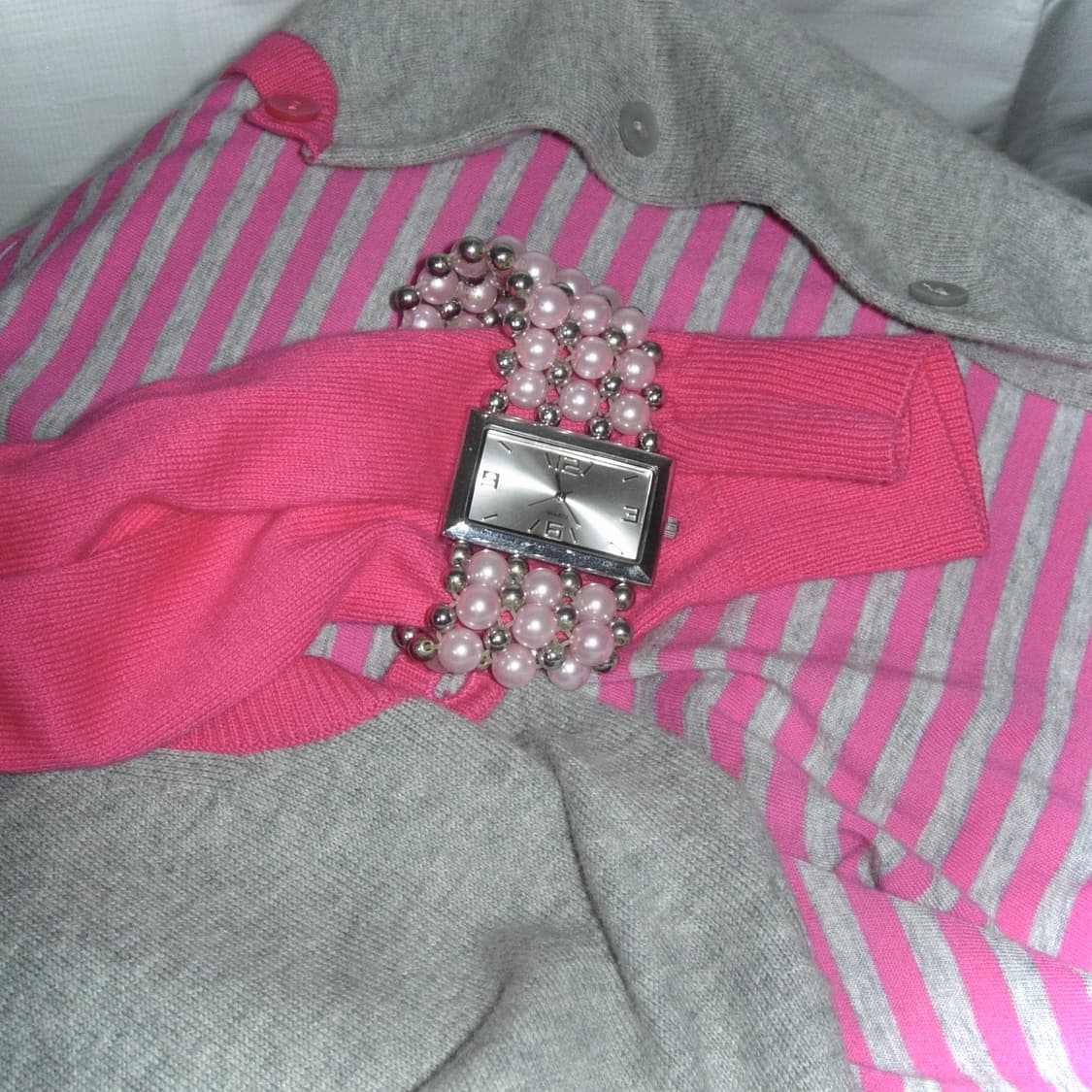 진주 시계 팔찌 상품이미지2