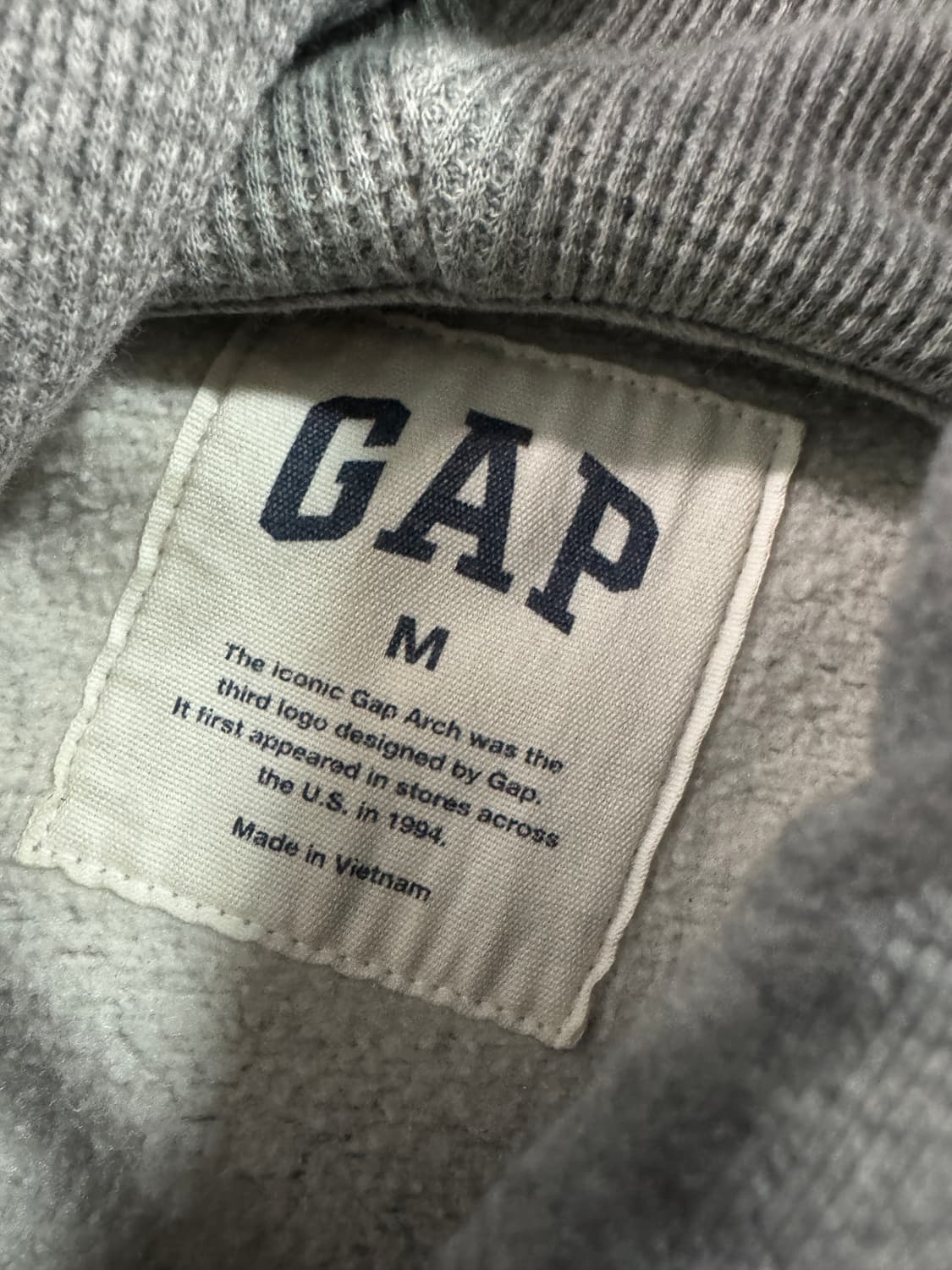 GAP 갭 뉴욕 그레이 후드티 상품이미지3