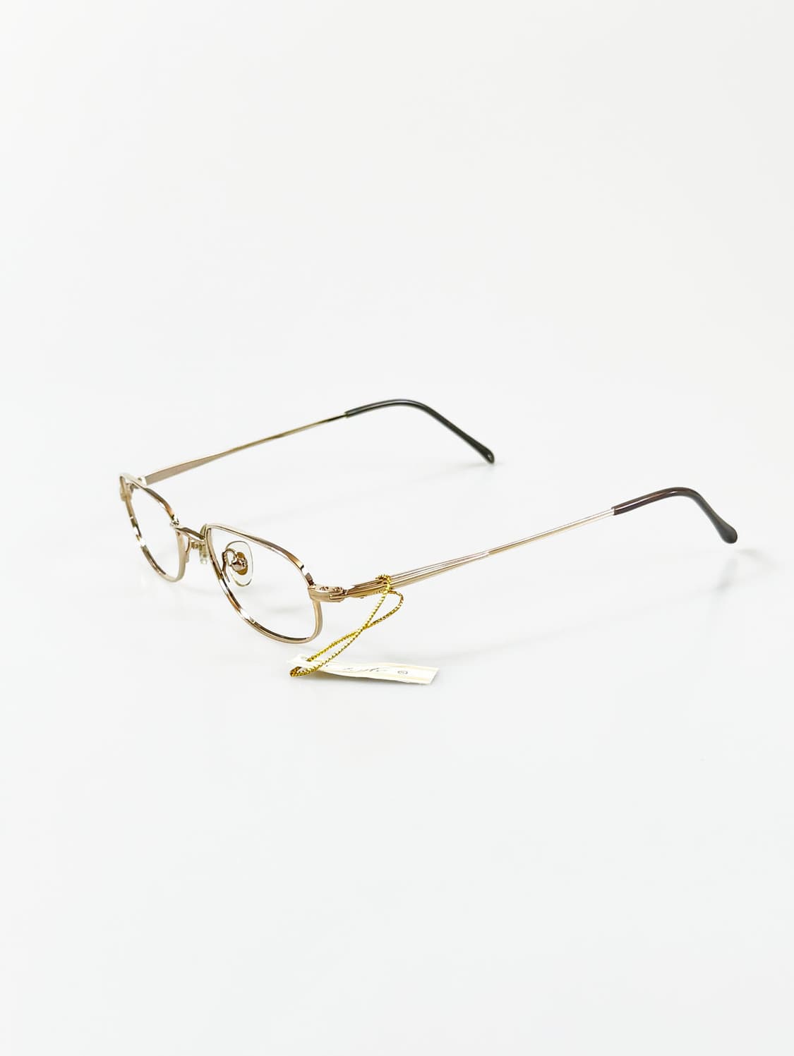 90s 서전 CLARTE 골드 슬림스퀘어 빈티지 안경 상품이미지4
