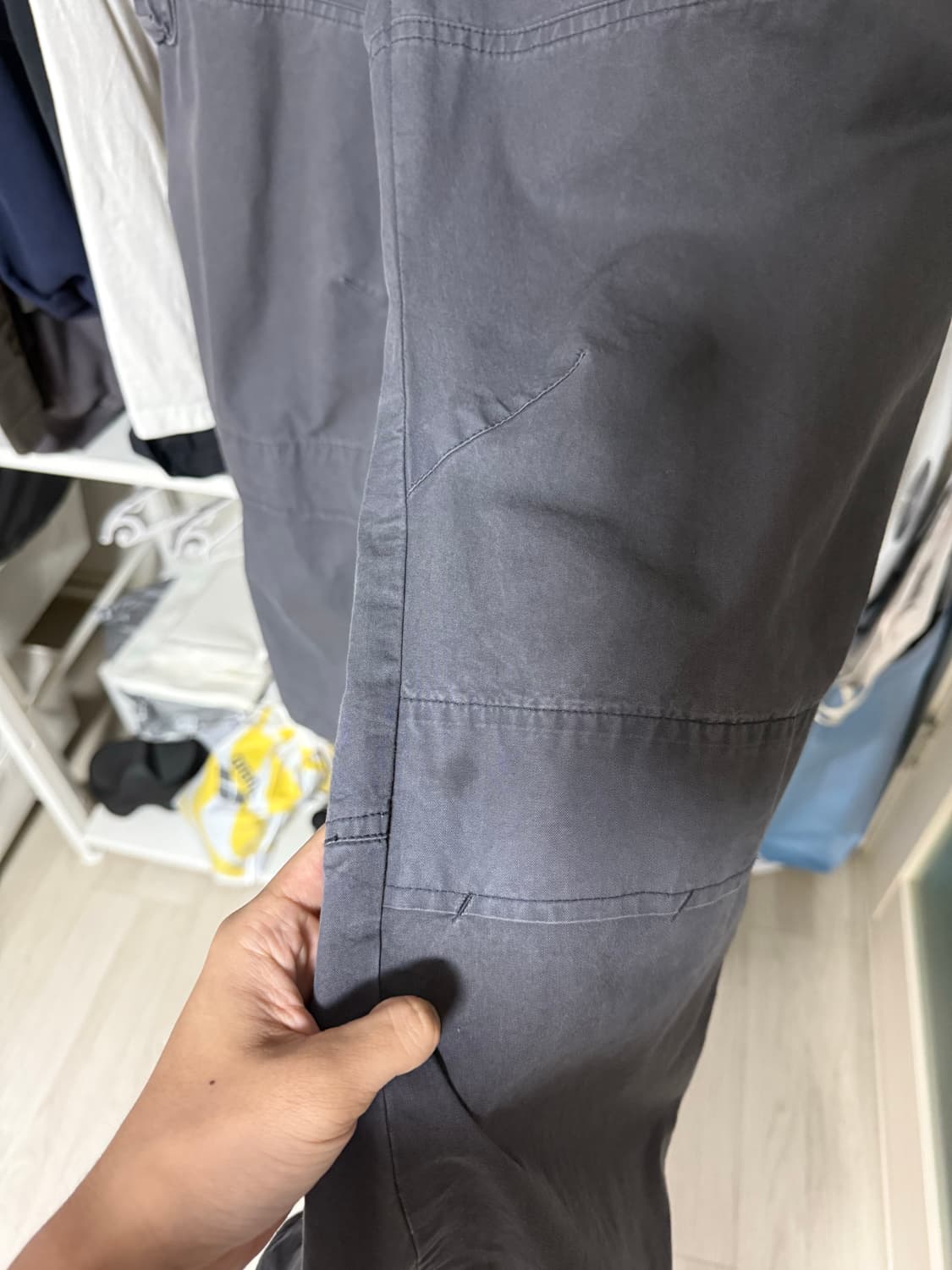 해칭룸 집카고 팬츠 페이드 네이비 2size 상품이미지3