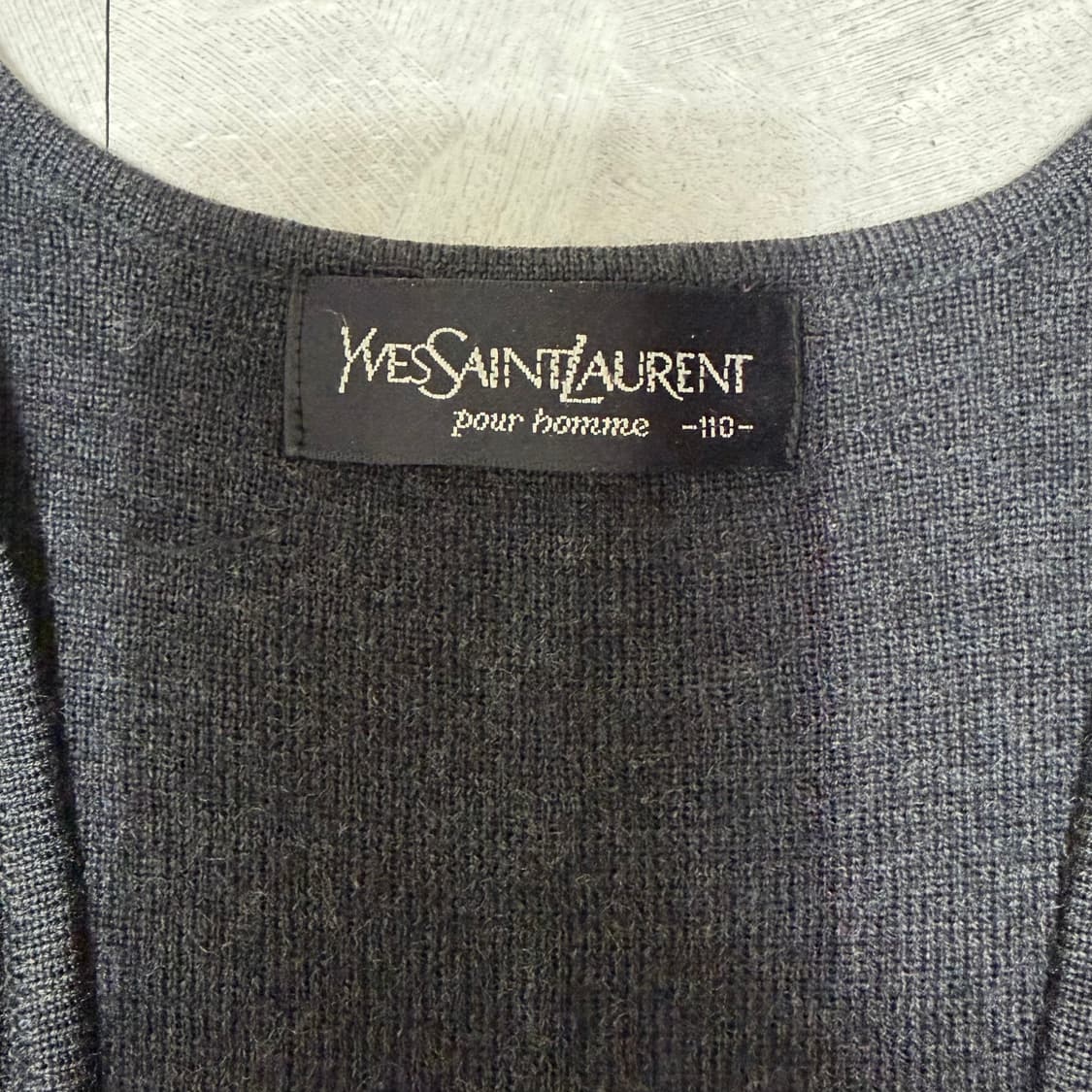 입생로랑 스프라이트 버튼 니트 베스트 조끼 110 상품이미지2