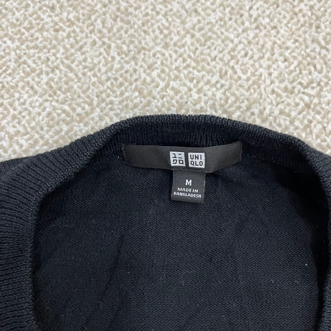 M 유니클로 코튼 니트 가디건 0213M 상품이미지2