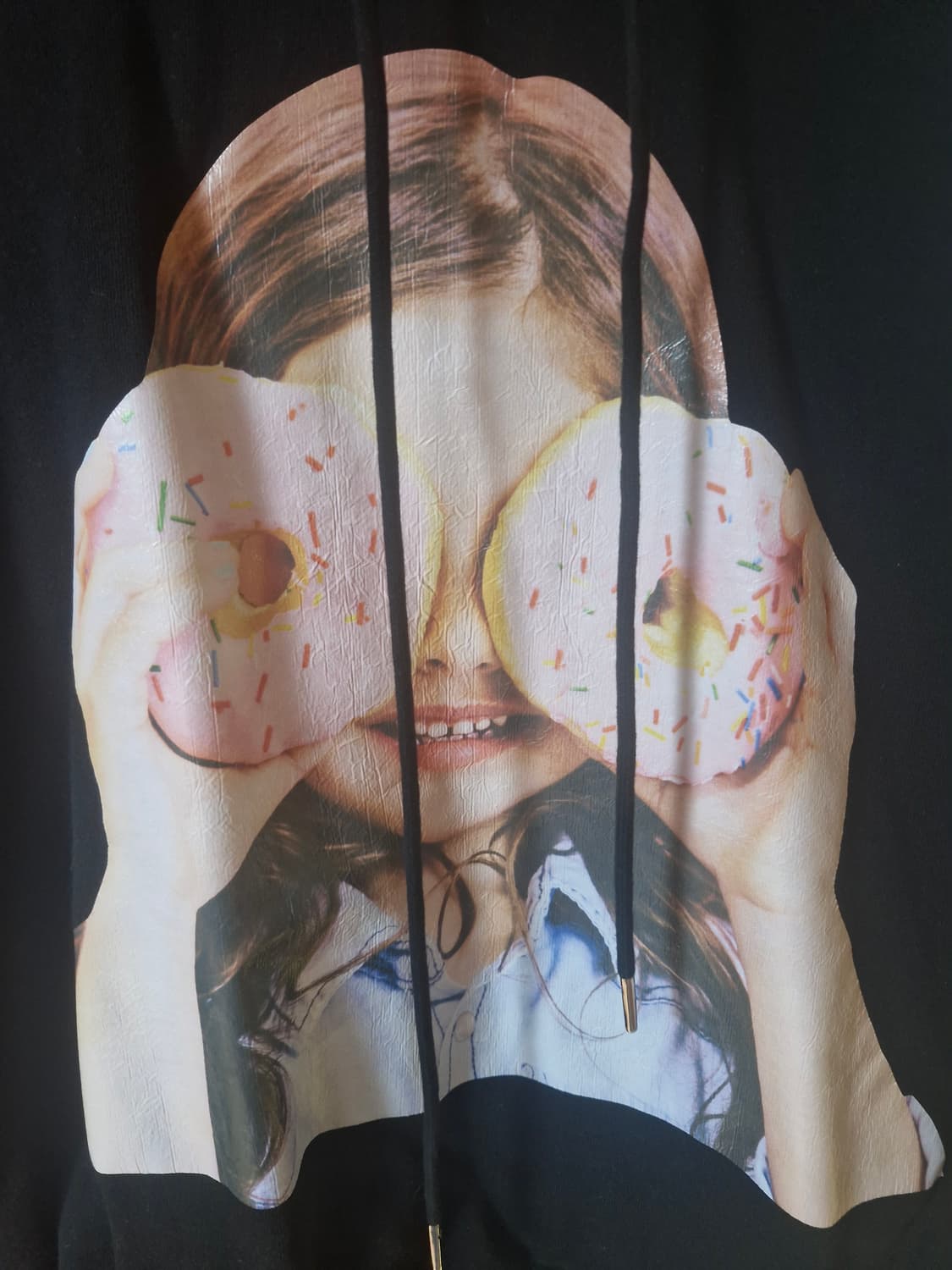 아크메 드라비 도넛소녀 후드 블랙 1사이즈 상품이미지3