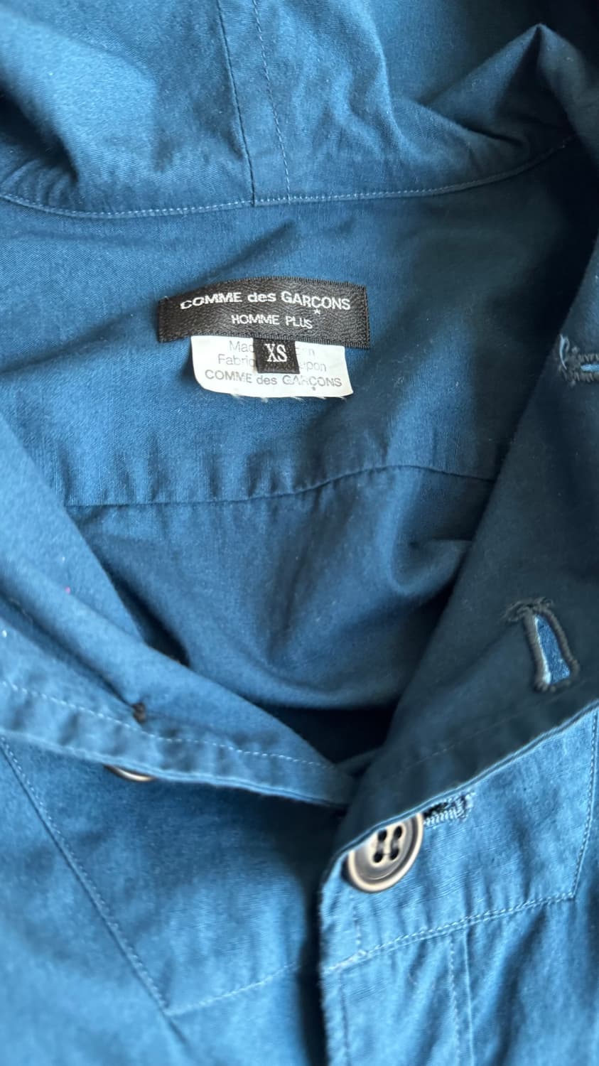 꼼데가르송 옴므 플러스 후드 셔츠 자켓 xs 상품이미지7